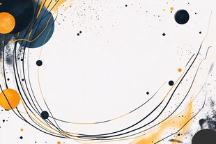 抽象线条与色彩艺术背景