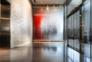 现代风格大厅艺术墙面设计