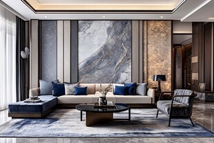 现代大气的客厅家居设计