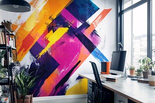 多彩艺术风的创意办公空间