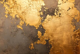 金色斑驳纹理背景图