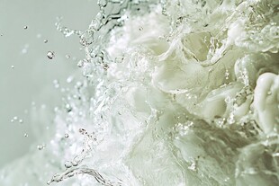 水花飞溅瞬间