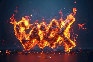 火焰特效字体艺术展示