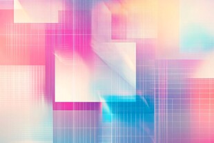 梦幻渐变几何抽象背景图