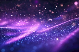 梦幻紫色星光粒子背景