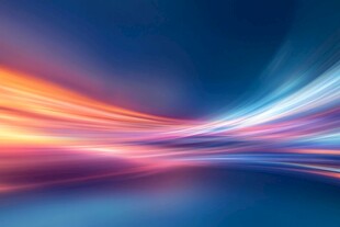 梦幻炫彩流动光线背景