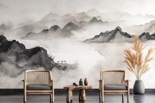 新中式山水意境室内空间