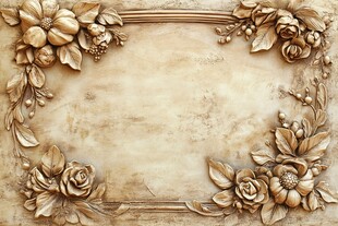 复古雕花边框艺术背景