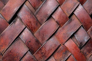 复古编织皮革纹理特写