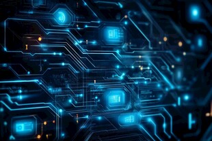 科技感十足的电子电路世界