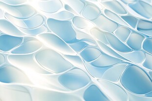 梦幻蓝色水波纹理图案