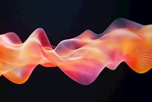 流动炫彩波纹背景图案