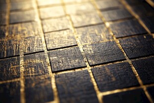 黑金方格纹理背景图案