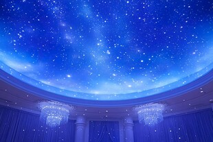 梦幻星空主题室内场景