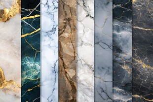 多样大理石纹理素材展示