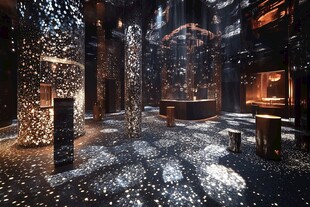 梦幻光影艺术室内空间