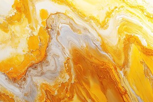 金黄流动纹理艺术图案