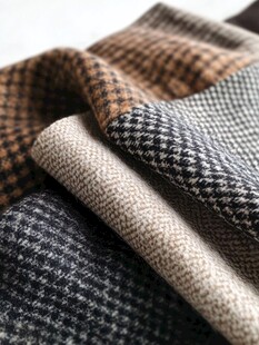 多样格纹布料质感展示