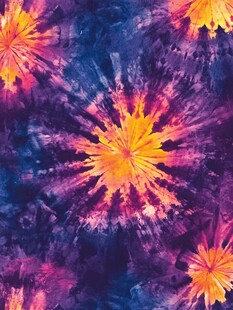 绚丽扎染风多彩图案纹理