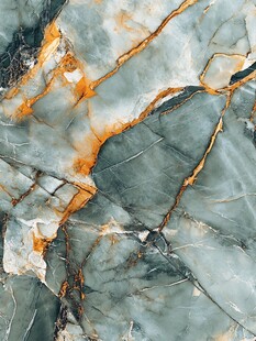 灰绿金纹大理石纹理图案