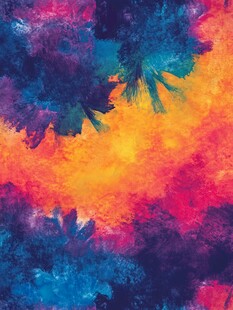 绚丽多彩的抽象水彩图案