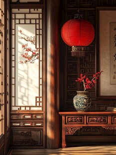 中式雅室 古韵与光影之美