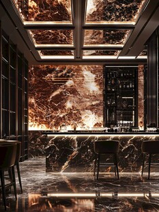 奢华大理石酒吧室内空间