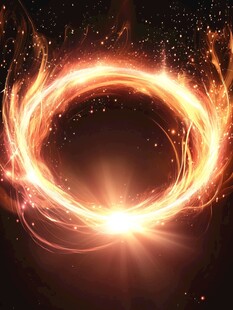 炫目光环特效背景图