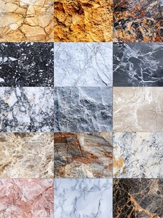 多样大理石纹理集合