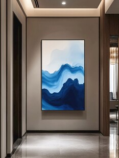 走廊抽象山水装饰画