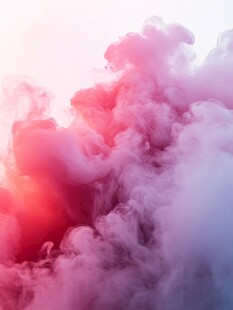 梦幻彩色烟雾艺术景象