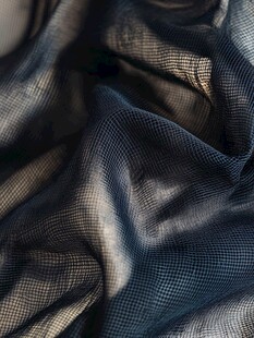 黑色格纹柔软布料纹理