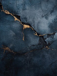 深蓝色裂纹镶金质感纹理