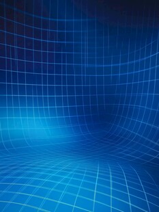 蓝色网格科技感背景画面