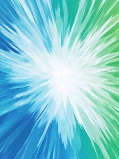 蓝绿放射状炫彩背景图案