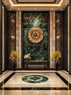 奢华大理石玄关装饰设计