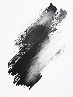 黑色水墨笔触纹理效果