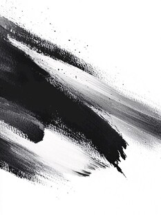 墨韵笔触抽象艺术背景