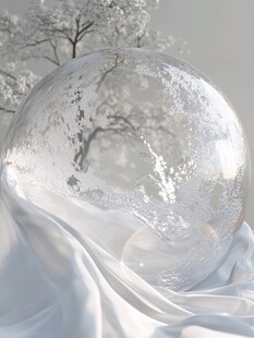 梦幻冰雪水晶球场景