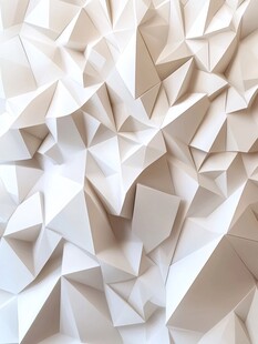 立体几何折纸纹理背景图