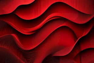红色立体波浪纹理背景