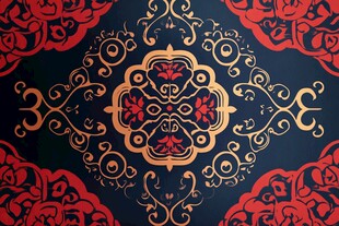 中式传统花纹图案背景