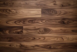 深色木纹地板纹理特写