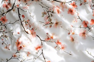 春日繁花似锦的唯美画面