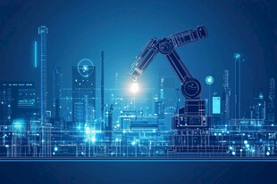 工业机器人点亮科技城市