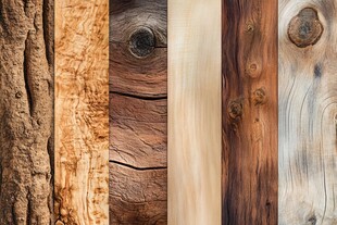 多样木纹纹理特写集合