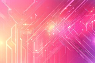 梦幻炫彩科技线条背景图