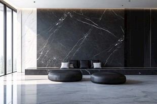 现代简约风奢华大理石客厅