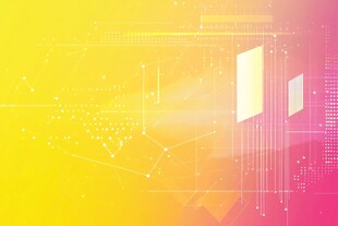 科技感渐变几何背景图