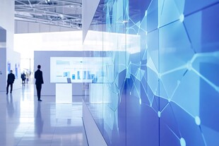 科技展厅内的未来感场景